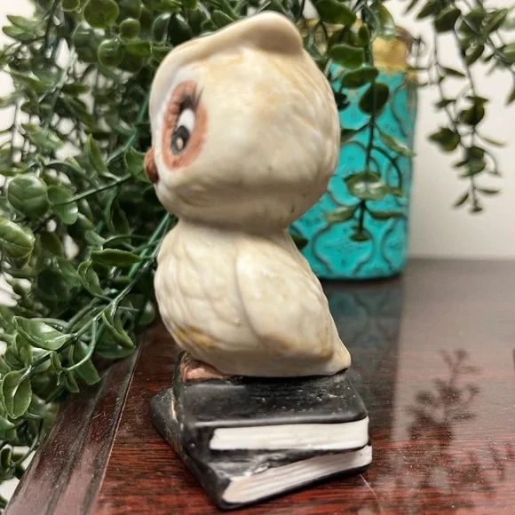 Vintage 1970’s Owl Figurine Weather Owl - Picture 2 of 5